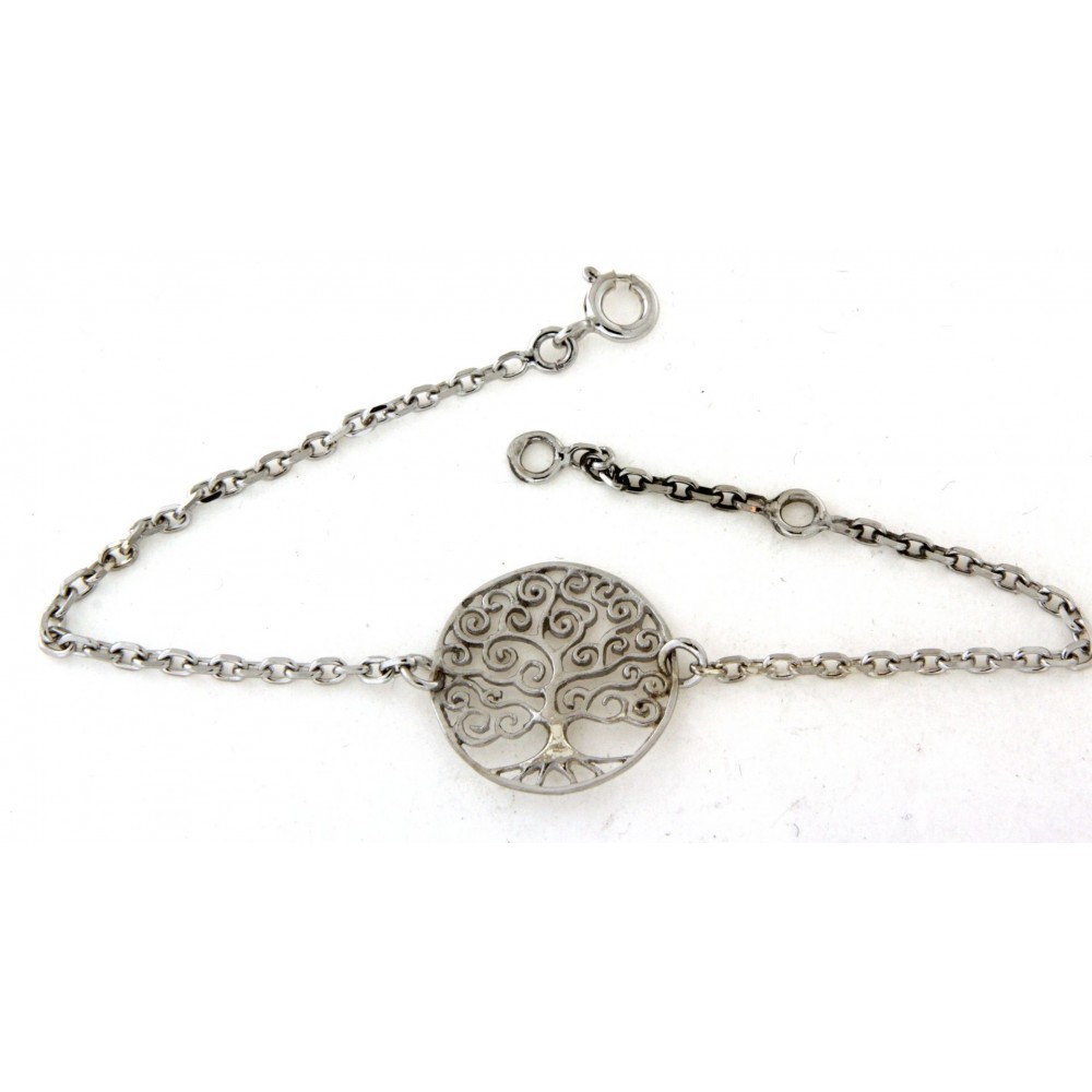 Bracelet Argent Arbre De Vie En Argent D Or Et D Argent