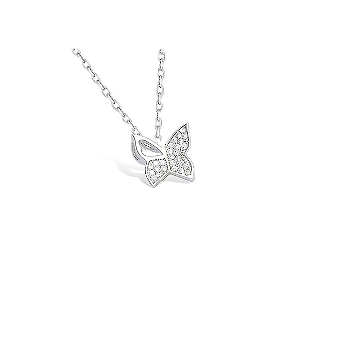 Collier Papillon Avec Oxydes