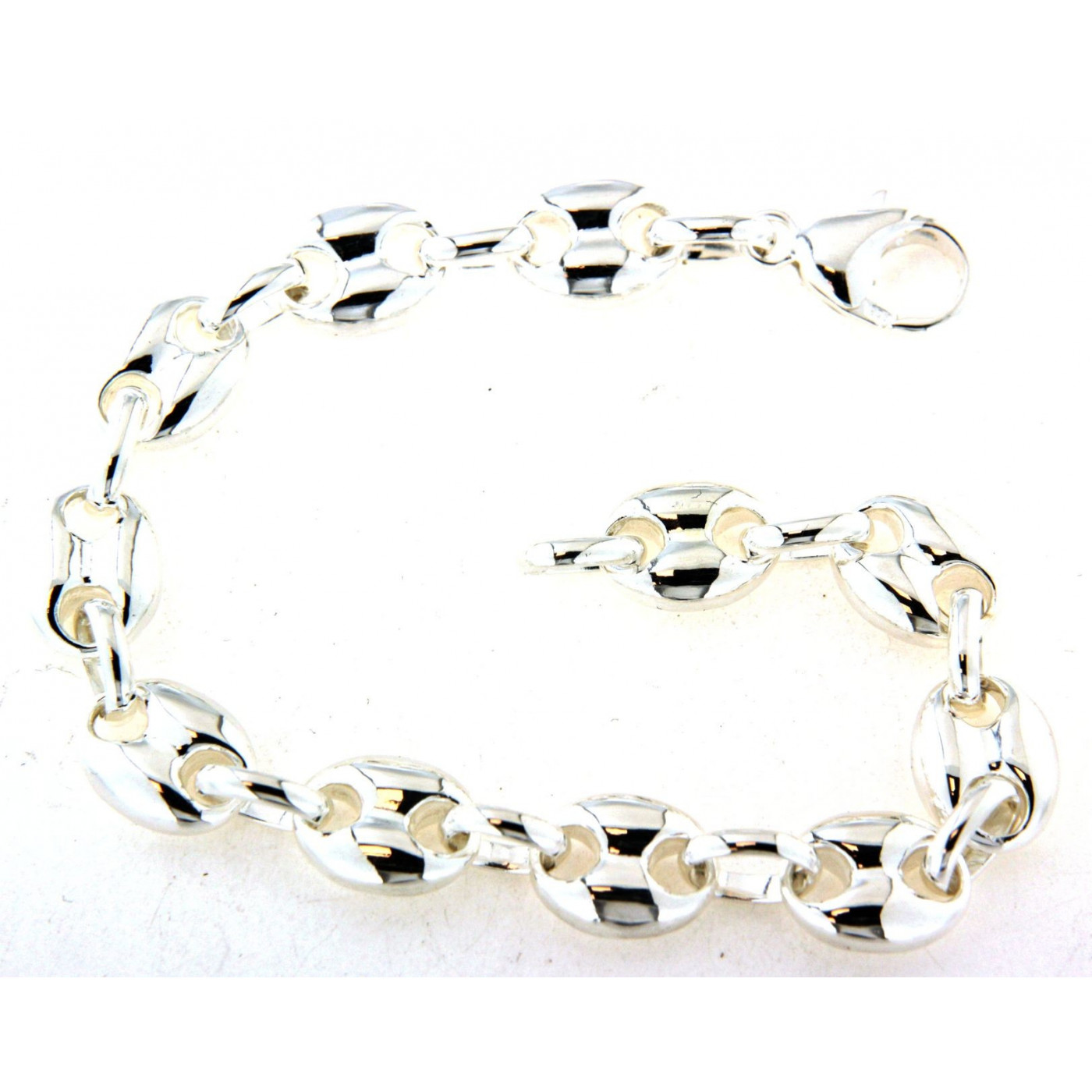 ▷ Acheter Bracelet Grains de Café Argent Homme 18 mm – BIJOUX